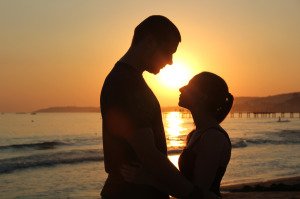 true love at sunset