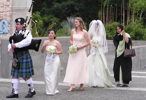a multicultural wedding